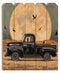 Supfirm "Harvest Moon" By Artisan Bonnie Mohr, Printed on Wooden Picket Fence Wall Art - Supfirm