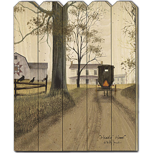 Supfirm "Headin Home" by Billy Jacobs, Printed Wall Art on a Wood Picket Fence - Supfirm