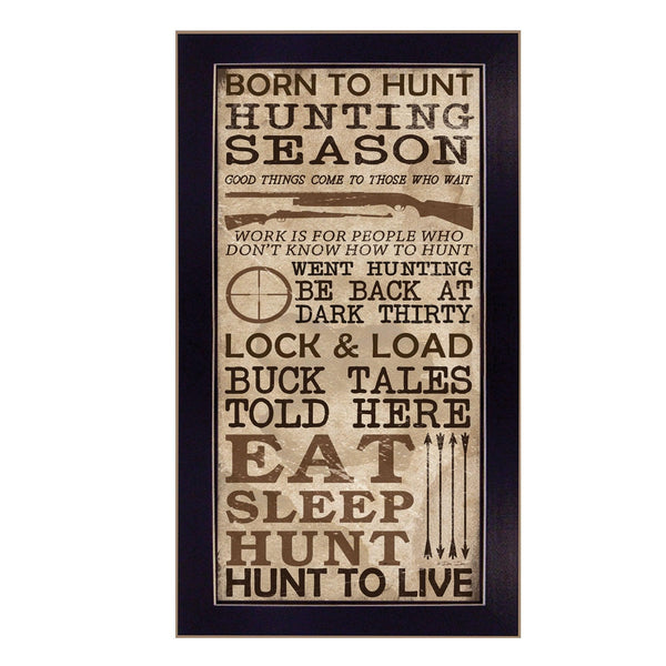 Supfirm "Hunting Season" By Dee Dee, Printed Wall Art, Ready To Hang Framed Poster, Black Frame - Supfirm