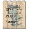 Supfirm "If You Sprinkle" by Debbie DeWitt, Printed Wall Art on a Wood Picket Fence - Supfirm