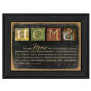 Supfirm "In Our Home" By Marla Rae, Printed Wall Art, Ready To Hang Framed Poster, Black Frame - Supfirm