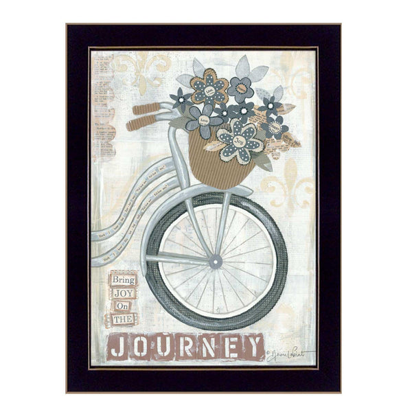 Supfirm "Journey" By Annie LaPoint, Printed Wall Art, Ready To Hang Framed Poster, Black Frame - Supfirm