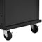 Supfirm Kitchen Island Cart with Storage Cabinet and Two Locking Wheels,Solid wood desktop,Microwave cabinet,Floor Standing Buffet Server Sideboard for Kitchen Room,Dining Room,, Bathroom(Black) - Supfirm