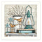 Supfirm "Lantern on Books" By Mary June, Printed Wall Art, Ready To Hang Framed Poster, White Frame - Supfirm