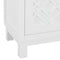 Supfirm Large Storage Space Sideboard, 4 Door Buffet Cabinet with Pull Ring Handles for Living Room, Dining Room (White) - Supfirm