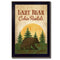 Supfirm "Lazy Bear" By Mollie B., Printed Wall Art, Ready To Hang Framed Poster, Black Frame - Supfirm