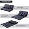 Supfirm Lazy Sofa Adjustable Folding Futon Sofa Video Gaming Sofa with Two Pillows - Supfirm