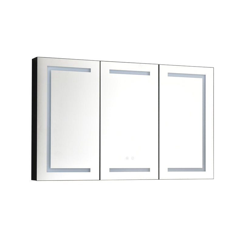 Supfirm LED Mirror Medicine Cabinet with Lights, Dimmer, Defogger, Clock, Temp Display - Supfirm