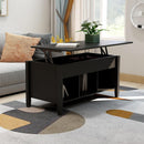 Supfirm Lift Top Coffee Table-Black - Supfirm