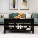 Supfirm Lift Top Coffee Table-Black - Supfirm