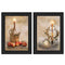 Supfirm "Light a Candle Collection" 2-Piece Vignette By Robin-Lee Vieira, Printed Wall Art, Ready To Hang Framed Poster, Black Frame - Supfirm