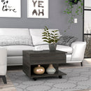 Luanda Lift Top Coffee Table, Casters, One Shelf -Espresso - Supfirm