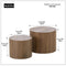 Supfirm MDF with ash/oak/walnut veneer sidetable/coffee table/end table/ottoman(walnut) - Supfirm