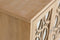 Supfirm Mirrored door, Wooden Sideboard Side Table Accent Storage Cabinet for Entryway Living Room Bedroom(Wood yellow) - Supfirm
