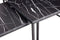 Supfirm Modern Nesting Coffee  Tables Set, Marble Black, 2pc, 31.5''L 31.5''W 17.72''H - Supfirm