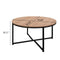 Supfirm Modern Round Metal Coffee Table - Supfirm