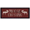 Supfirm "Moose Crossing" By Lauren Rader, Printed Wall Art, Ready To Hang Framed Poster, Black Frame - Supfirm