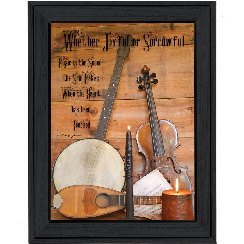 Supfirm "Music" By Billy Jacobs, Printed Wall Art, Ready To Hang Framed Poster, Black Frame - Supfirm