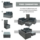 Supfirm Outdoor Furniture Sofa Set with Large Storage Box - Supfirm