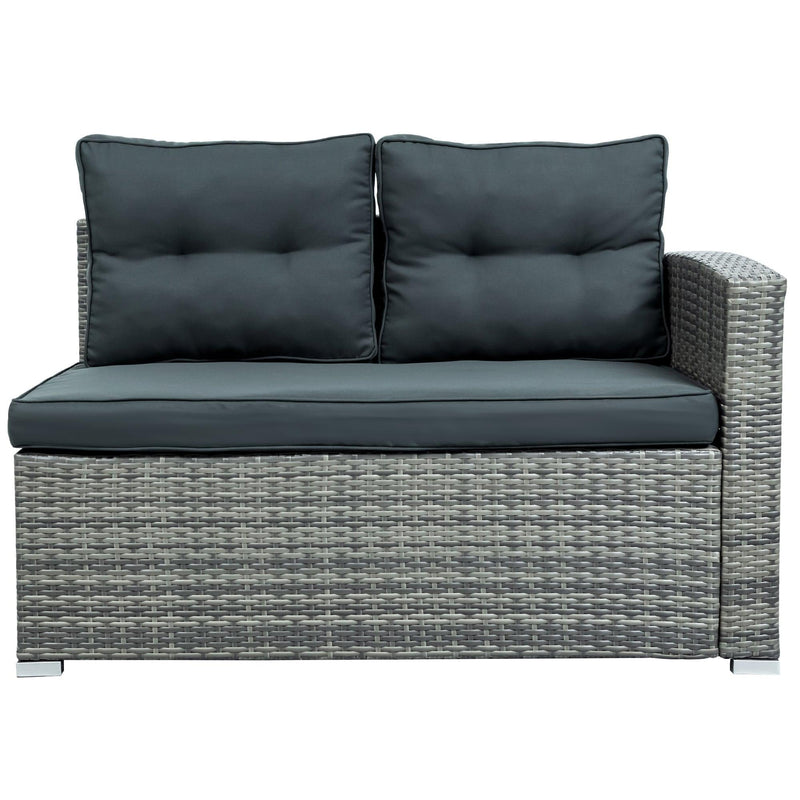Supfirm Outdoor Furniture Sofa Set with Large Storage Box - Supfirm