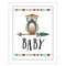 Supfirm "Owl Baby" By Susan Boyer, Printed Wall Art, Ready To Hang Framed Poster, White Frame - Supfirm