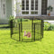 Pet Playpen, Pet Dog Fence Playground, Camping, 40" High, Heavy Duty for Small Dogs/Puppies, 8 Panel. - Supfirm