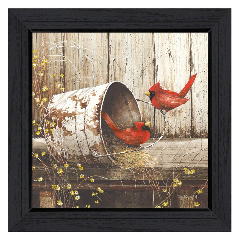 Supfirm "Playing Around" By John Rossini, Printed Wall Art, Ready To Hang Framed Poster, Black Frame - Supfirm