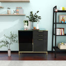 Supfirm Sideboard Buffet Cabinet with 2 Drawers & 2 Doors - Supfirm