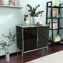 Supfirm Sideboard Buffet Cabinet with 2 Drawers & 2 Doors - Supfirm