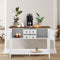 Supfirm Sideboard Buffet Storage Cabinet with Storage Drawers Storage Cabinets and Large Shelf - Supfirm