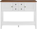 Supfirm Sideboard Buffet Storage Cabinet with Storage Drawers Storage Cabinets and Large Shelf - Supfirm