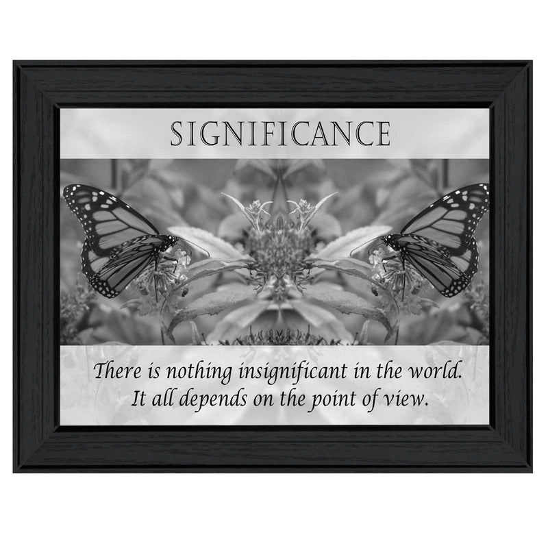 Supfirm "Significance" By Trendy Decor4U, Printed Wall Art, Ready To Hang Framed Poster, Black Frame - Supfirm