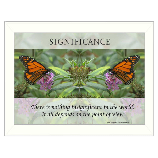 Supfirm "Significance" By Trendy Decor4U, Printed Wall Art, Ready To Hang Framed Poster, White Frame - Supfirm