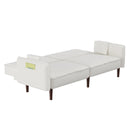 Supfirm Sofa bed in White Cotton Linen Fabric - Supfirm