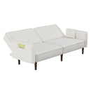 Supfirm Sofa bed in White Cotton Linen Fabric - Supfirm