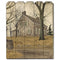 Supfirm "Stone Cottage" by Billy Jacobs, Printed Wall Art on a Wood Picket Fence - Supfirm