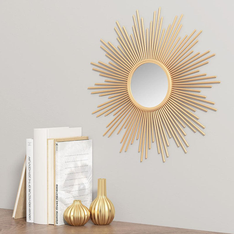 Sunburst Wall Decor Mirror 14.5"D - Supfirm