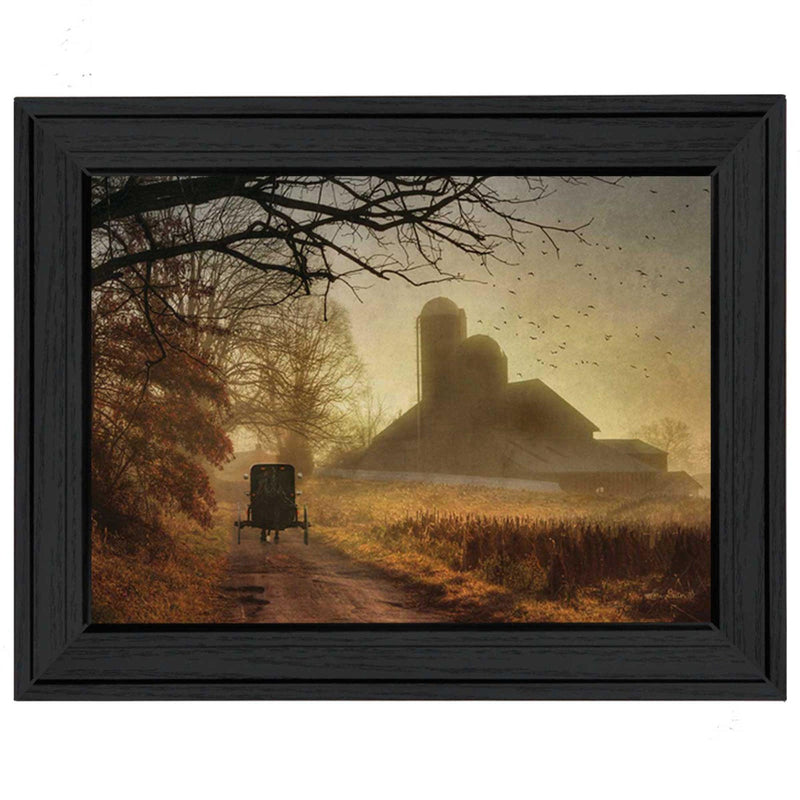 Supfirm "Sunday Morning" By Lori Deiter, Printed Wall Art, Ready To Hang Framed Poster, Black Frame - Supfirm