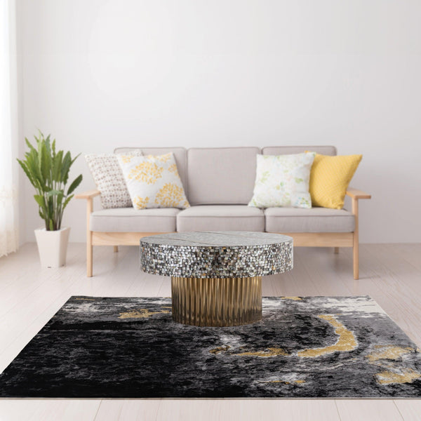 T 1207-32 Coffee Table Finished With Mother Of Pearl Top - Supfirm