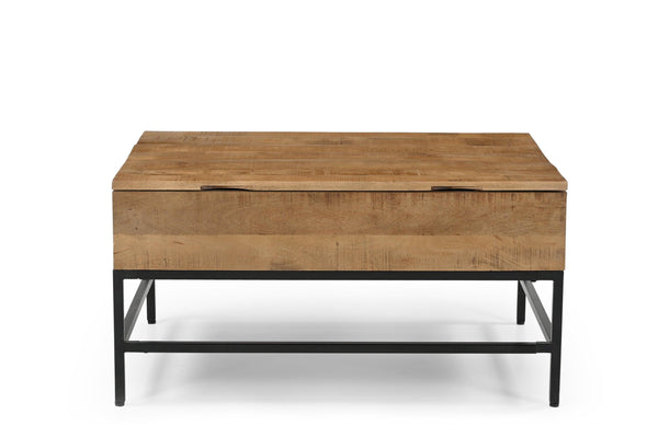 T1105-01 Natural Lift Top Coffee Table - Supfirm