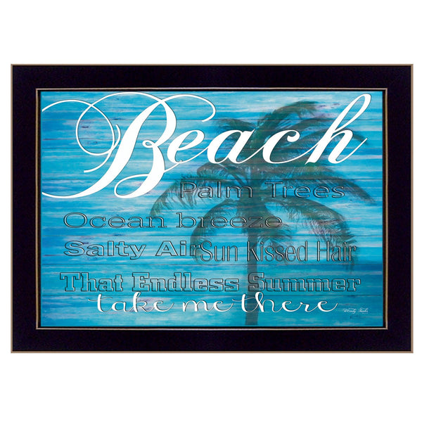 Supfirm "Take Me There" By Cindy Jacobs, Printed Wall Art, Ready To Hang Framed Poster, Black Frame - Supfirm