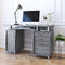 Techni Mobili Complete Workstation Computer Desk with Storage, Grey - Supfirm