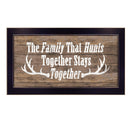 Supfirm "The Family that Hunts" By Dee Dee, Printed Wall Art, Ready To Hang Framed Poster, Black Frame - Supfirm