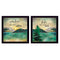 Supfirm "The Lake is Calling Collection" 2-Piece Vignette By Marla Rae, Printed Wall Art, Ready To Hang Framed Poster, Black Frame - Supfirm