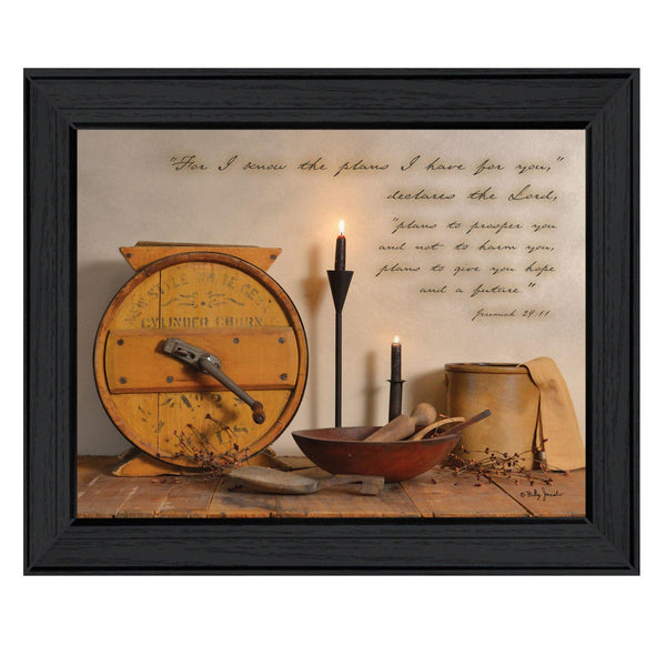 Supfirm "The Plans I have for You" By Billy Jacobs, Printed Wall Art, Ready To Hang Framed Poster, Black Frame - Supfirm