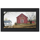 Supfirm "The Quilt Barn" By Billy Jacobs, Printed Wall Art, Ready To Hang Framed Poster, Black Frame - Supfirm