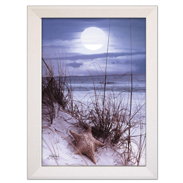 Supfirm "The Seashore" By John Jones, Printed Wall Art, Ready To Hang Framed Poster, White Frame - Supfirm