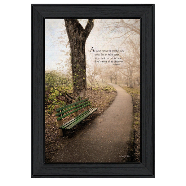 Supfirm "Through the Mist" By Robin-Lee Vieira, Printed Wall Art, Ready To Hang Framed Poster, Black Frame - Supfirm