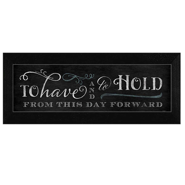 Supfirm "To Have and To Hold" By Mollie B., Printed Wall Art, Ready To Hang Framed Poster, Black Frame - Supfirm