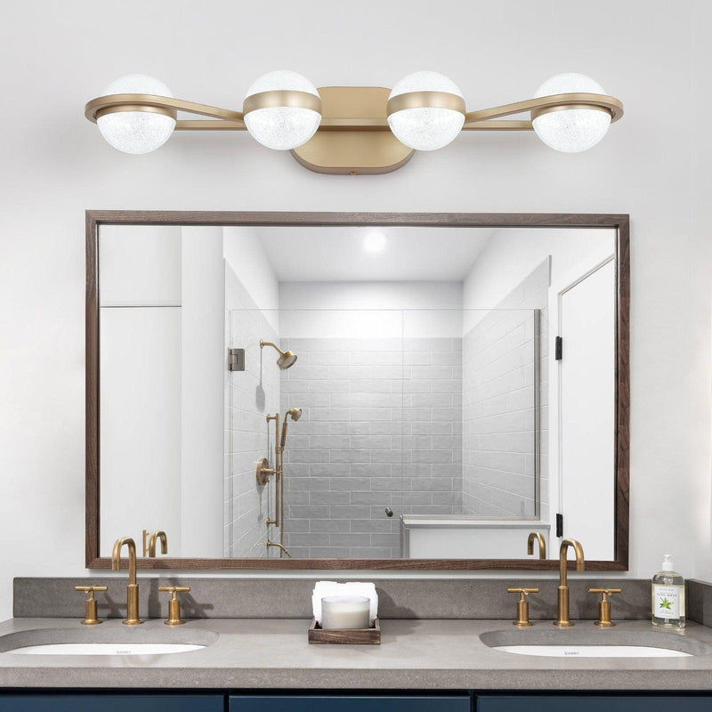 Vanity Lights With 4 LED Bulbs For Bathroom Lighting - Supfirm